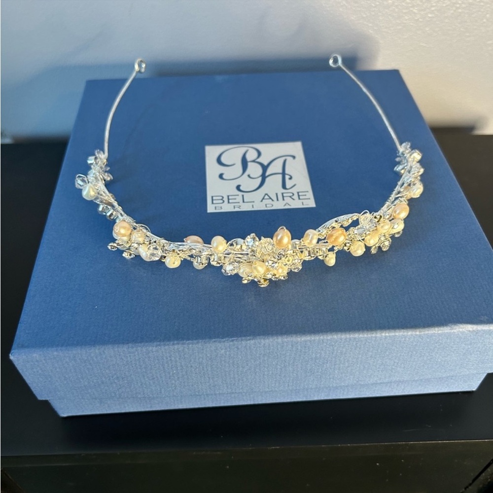 Bel Aire Bridal Tiara Wedding Headpiece